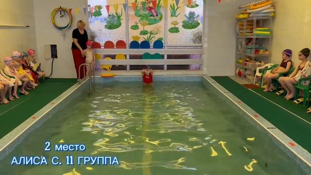 Соревнования по плаванию среди девочек