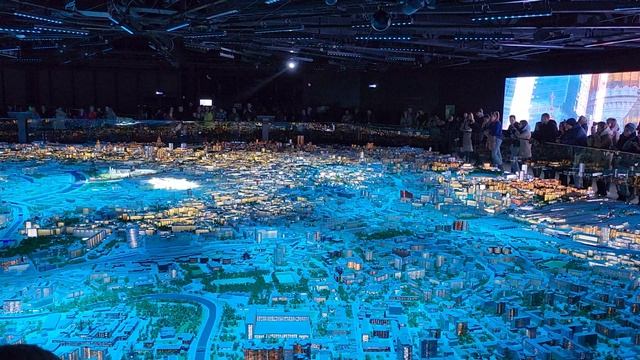 Москва с высоты. Макет.