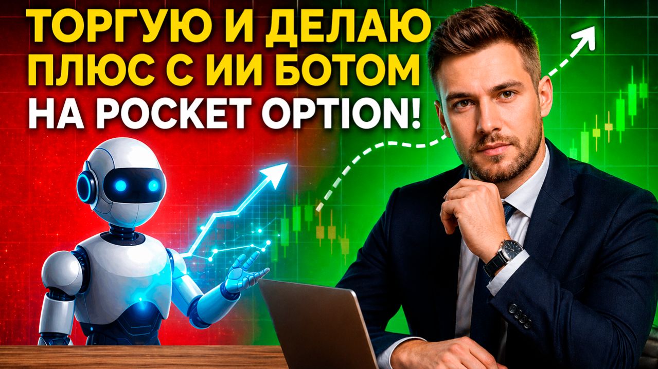 Покет Опшн обучение с Роботом! Торгуем с ИИ на Pocket Option! Бинарные опционы стратегия