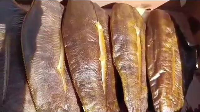 Палтус без головы холодного копчения