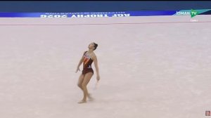 выступление Софии Раффаэли на кубке мира 2026 с булавами