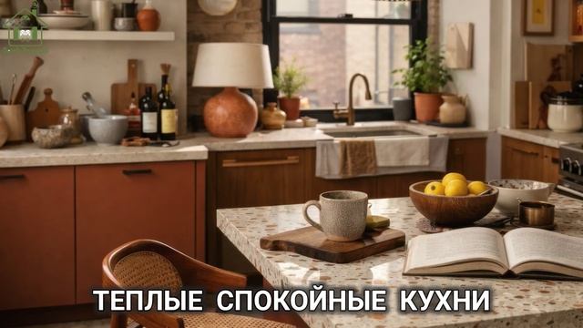 Теплые спокойные кухни фото идеи для вдохновения (2)