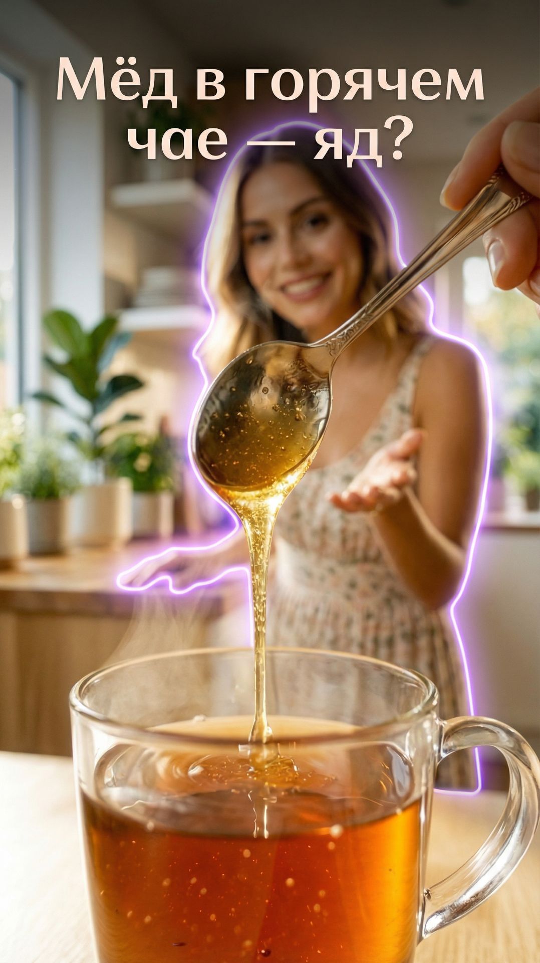 Мёд в горячем чае — яд?