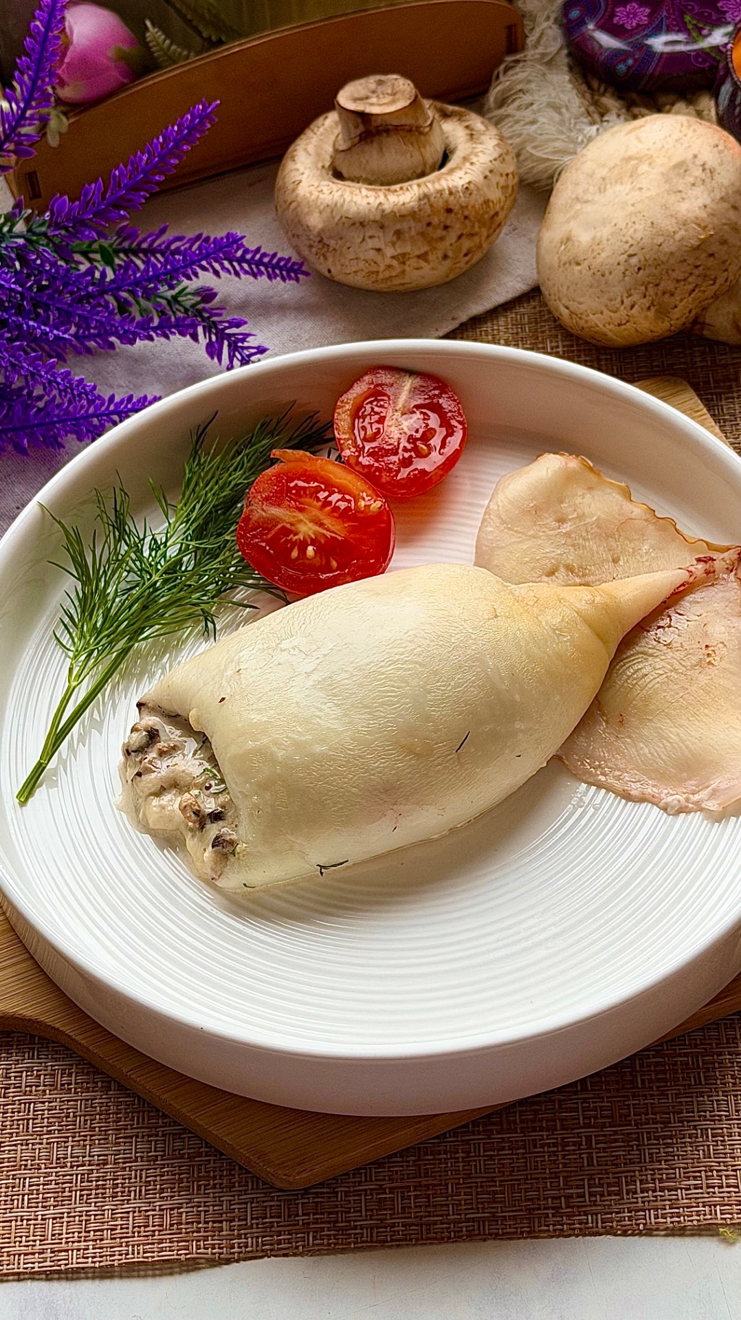 Фаршированный кальмар 🦑   Готовлю в своем любимом аэрогриле Demiand.