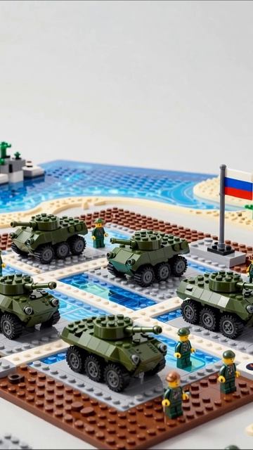 Лего армия: боя на минимализме #Лего #Армия #Моделирование