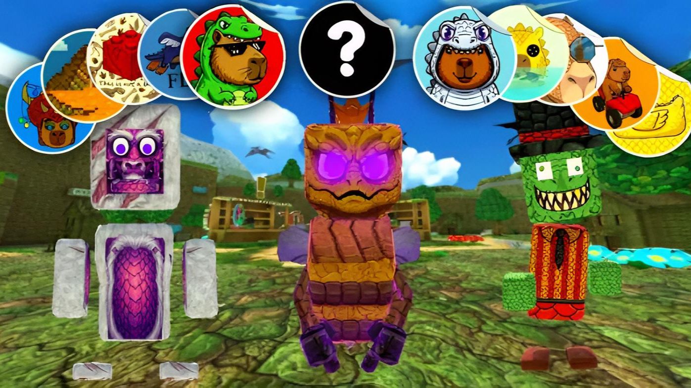 Новый DINO стикер в Super Bear Adventure!