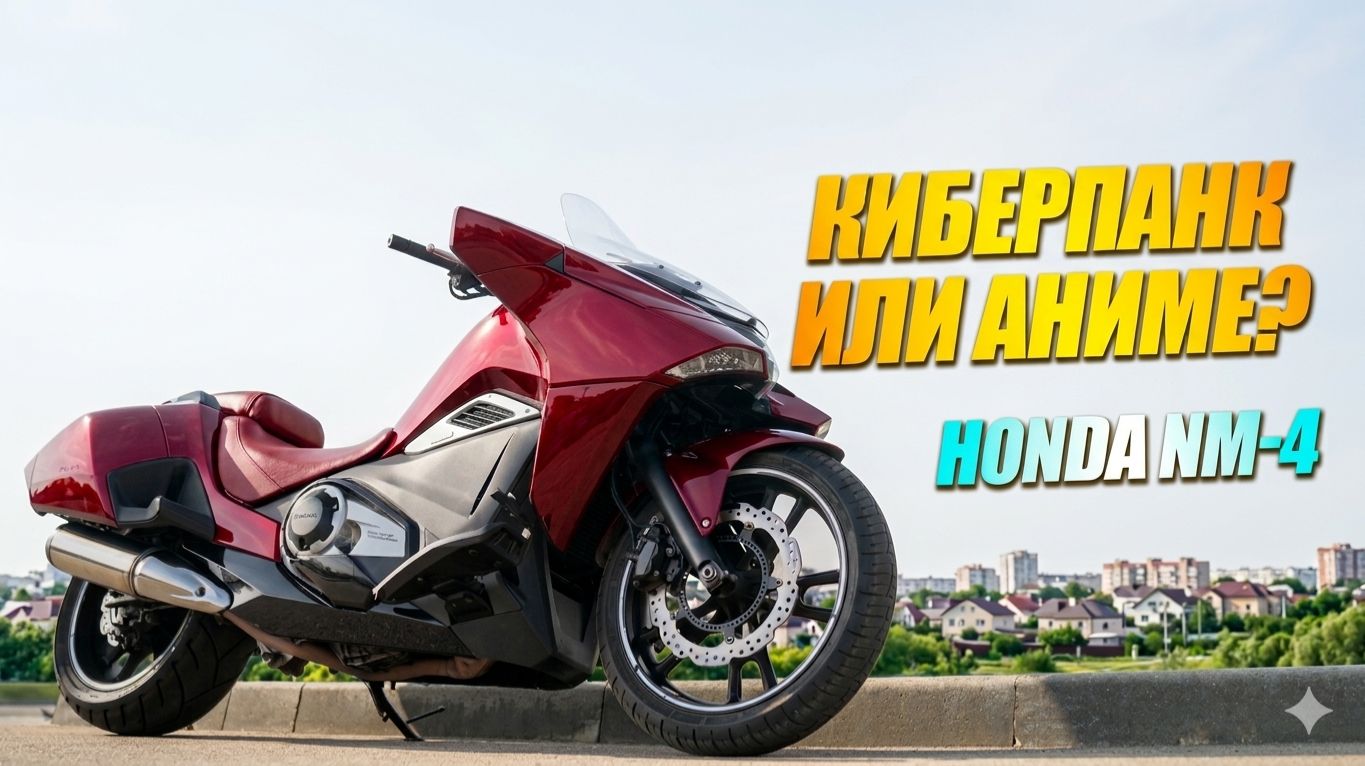 Honda NM4 - киберпанк из аниме в реальности!