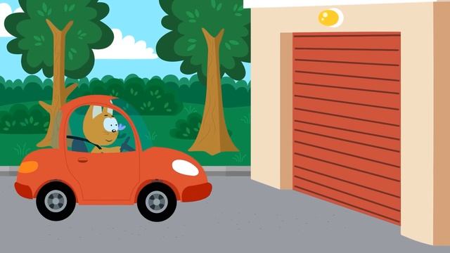 🍿 ПЕЩЕРА - Котёнок и волшебный гараж - Новый мультик про машинки