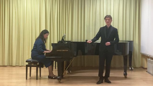 Видеозапись выступления I тура XIII Международного вокального конкурса к 170-летию C.И. Танеева