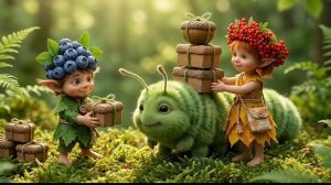 День перемещения лесных духов и Волшебная пыльца 🍄🥚💥 Уютная атмосфера кельтского фэнтези