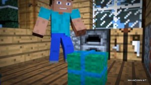 Christmas Creeper - Minecraft Christmas Animation