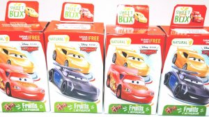 ТАЧКИ 3 Молния МакКуин, Круз Рамирез и Джексон Шторм игрушки Sweet Box Cars Disney.
