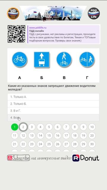 ПДД ТОП2 - Знаки и Мопеды
