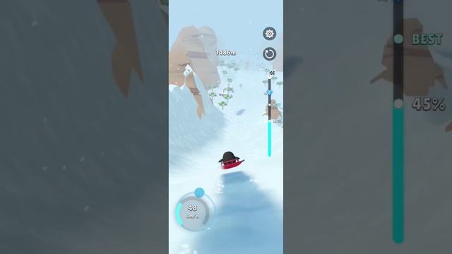 Sled Surfers. Пингвин на ледянке