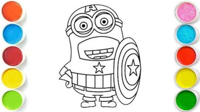 МИНЬОНЫ: РИСОВАНИЕ, ЖИВОПИСЬ И РАСКРАСКА ДЛЯ ДЕТЕЙ И МАЛЫШЕЙ | ДЕТСКОЕ ТВОРЧЕСТВО