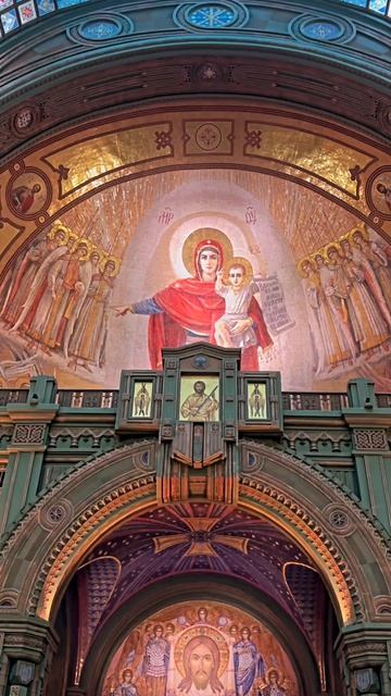 V Пасхальный Хоровой собор Министерства обороны Российской Федерации в Патриаршем соборе.