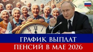 График выплат пенсий в Мае 2026