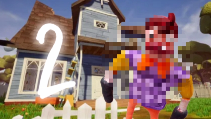 Лепка соседа из игры Hello Neighbor. 2 часть. Покраска