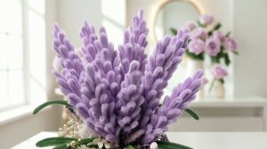 ЛАВАНДА ИЗ СИНЕЛЬНОЙ ПРОВОЛОКИ