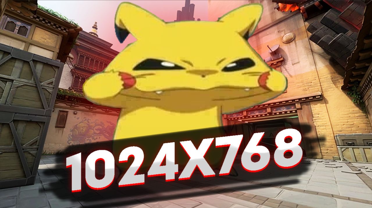 СЫГРАЛ НА САМОМ НИЗКОМ РАЗРЕШЕНИИ в VALORANT