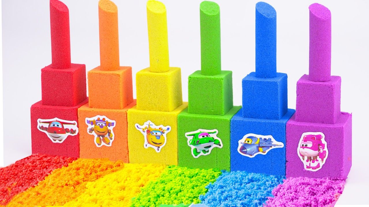 Мультики для малышей. Кинетический песок. Резка, поделки. АСМР