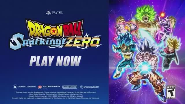 Dragon Ball Sparking Zero — анонс трейлера Super Limit Breaking NEO для PS5