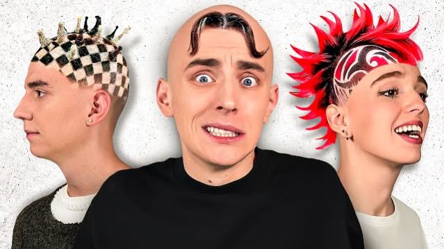 Сумасшедшие ПРИЧЕСКИ Челлендж ! * ПАРИКМАХЕРСКАЯ А4 *