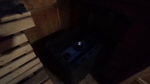 Замена банной печи с дымоходом у себя!!!