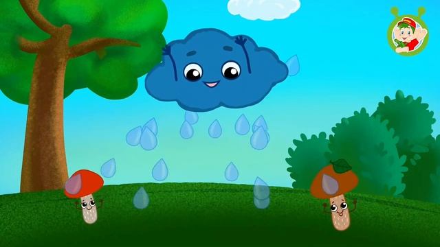 детская песенка про дождик и тучку. кап кап кап дождик пошёл