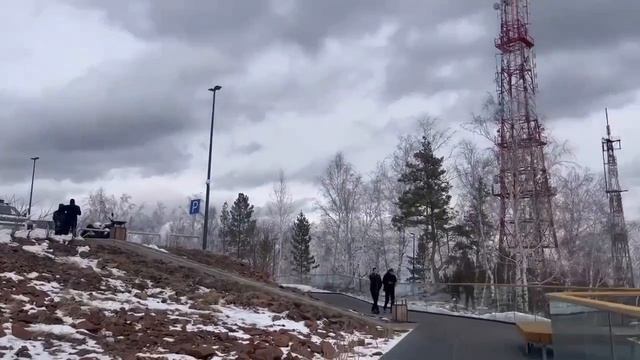 Николаевская сопка.Смотровая площадка .Красноярск