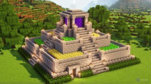 МАЙНКРАФТ Как построить храм выживания - Майнкрафт гайд туториал новые видео