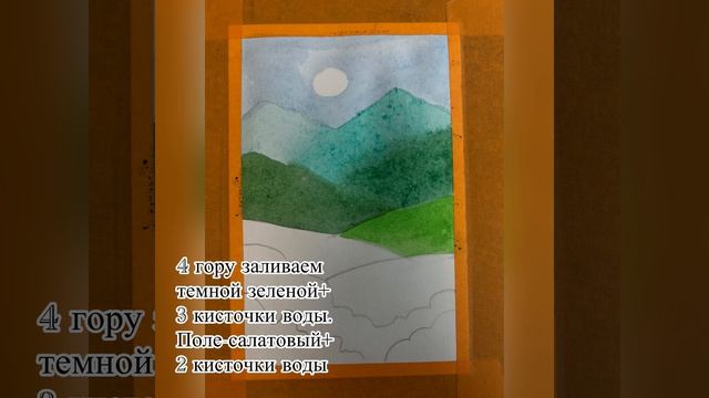 Мастер-класс преподавателя Малахаевой Е. Д. на тему: «Декоративный пейзаж»