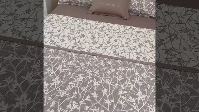 Комплект постельного белья с покрывалом Сатин Вуаль Авроры «Серебряная россыпь»