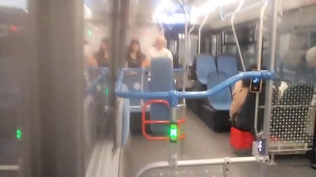 Поездка На Электробусе №М6 (Дангауэровка–Новодевичье Кладбище–Стадион Лужники) Москва 30.08.2025