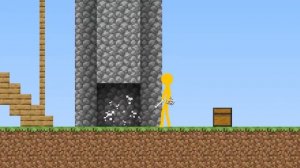 Стикмены VS Minecraft 12 серия "СкайБлок" с моей озвучкой!