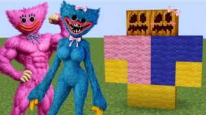 ХАГГИ-ВАГГИ-ДЕВОЧКИ и КИССИ-МИССИ-МАЛЬЧИКА В ОБНОВЛЕНИЕ ДЛЯ МАЙНКРАФТА