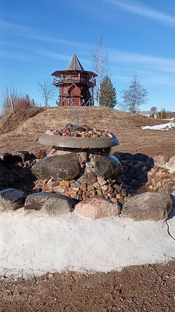 Фонтан в гостинице Усадьба Арлазорова