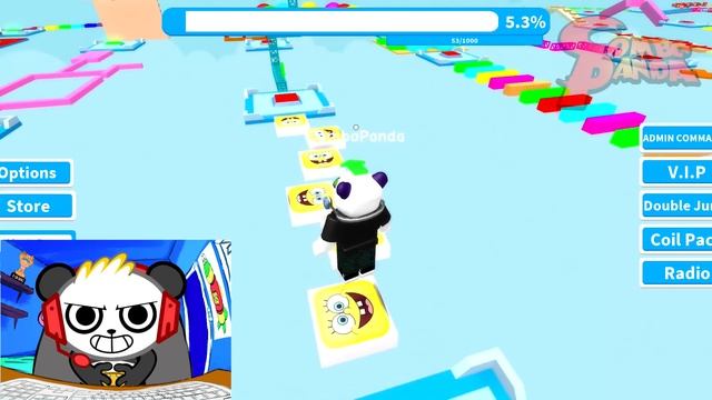 Roblox Easy Fun Obby EASIEST OBBY EVER Let's Play With Combo Panda