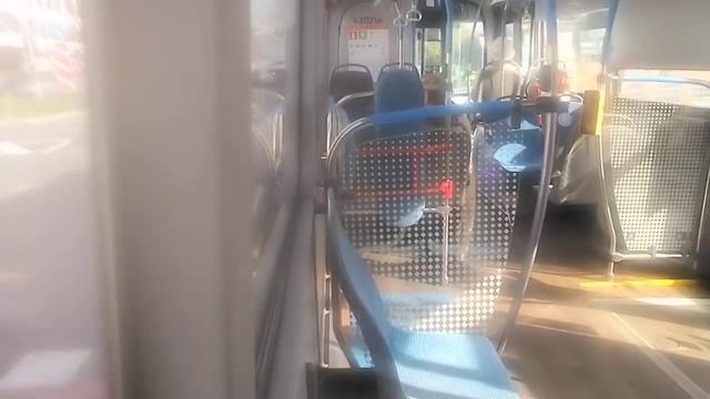 Поездка На Электробусе №М5 (Стадион Лужники–Метро Кропоткинская–Метро Достоевская) Москва 30.08.2025