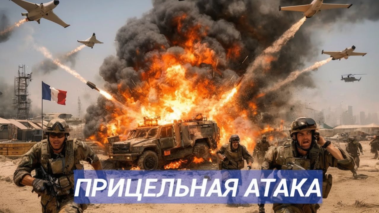 Удар по Французам  Полиция убежала