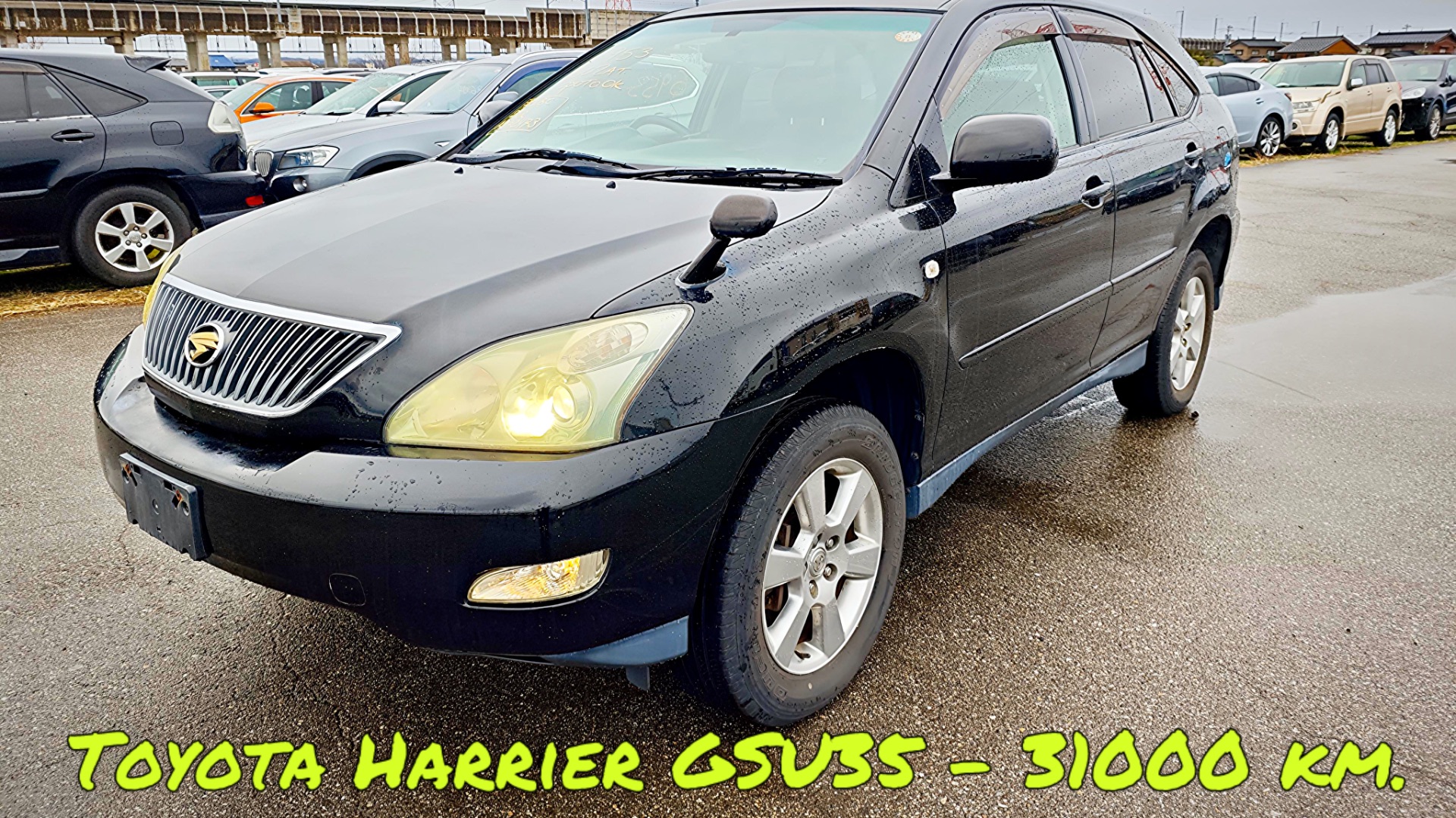 Toyota Harrier GSU35 с пробегом 31000 км. из Японии в полный разбор
