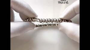 Браслет «Греческий крест» серебро 925 проба (арт. 11.100А)