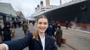 Я переместилась во времени на "Титаник" в 1912 год! (ИИ-видеоблог)