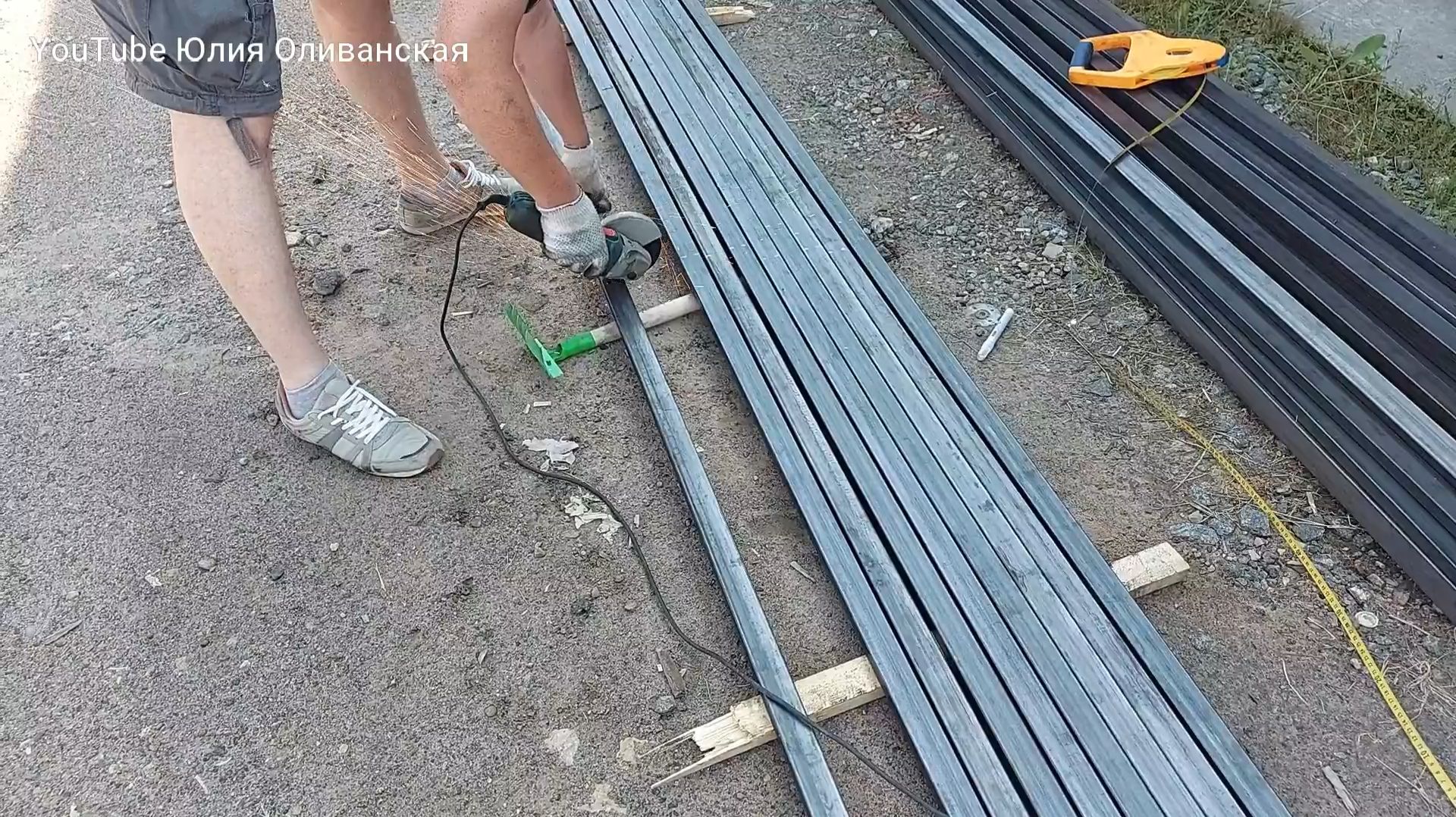 Архив 🤗  Купили участок. Закупка металла для забора и продолжение работ по установке