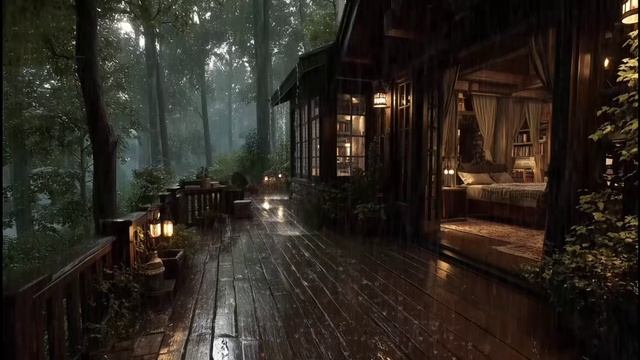 Звуки для сна далекого грома и дождя ☔