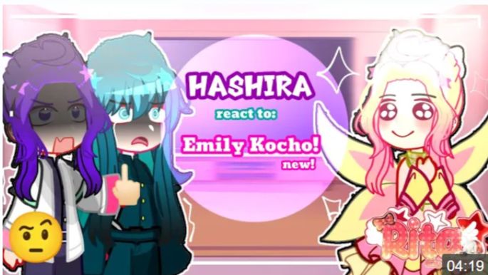 ★-Hashira React To: Emily Kocho!🗿🗿, Gacha New! ⭐