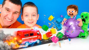 Испытание с детскими машинками | детские машинки | детские игрушки