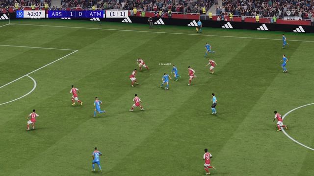 Лига чемпионов 2025/26 Симулятор Матча: Арсенал Vs Атлетико Мадрид | Полуфинал | EA Sports FC 26 PS5