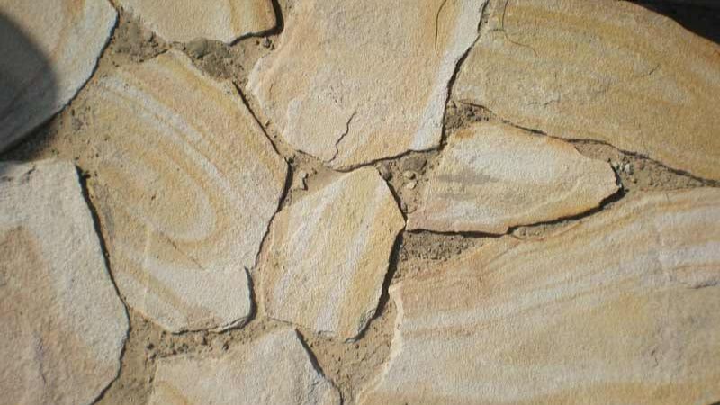 Плитняк песчаник бело-желтый