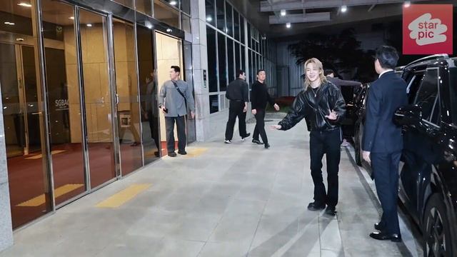 BTS Шуга-Джей-Хоуп-Чимин Прибытие BTS 2026.04.18